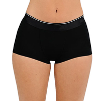 Culotte tricotée pour femme personnalisée, romantique, à nœud, imprimée en sérigraphie, en fibre de bambou écologique, taille mi-haute, antibactérienne, respirante et antistatique