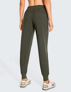 Pantalones de hombre informales con cierre de cordón de poliéster/algodón antiarrugas lavado ligero de invierno al por mayor de alta calidad - Product Image 6