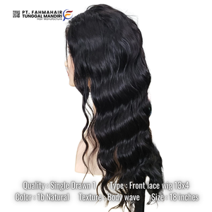 วิกผมลอนแท้แบบมีลูกไม้ด้านหน้า - Product Image 5