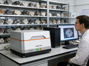 Aurispec Lab Quality <strong>Real</strong>-time Benchtop XRF EDX-V62 Fast SDD Detector Digital MCA HD Camera Vacuum Pump Mineral <strong>REE</strong> Analyzer Ore - Product Image 1