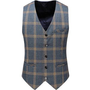 Esmoquin para graduación de doble botonadura para hombre Slim Fit traje de 3 piezas dos botones solapa con muescas traje sólido chaqueta pantalones conjunto - Product Image 6