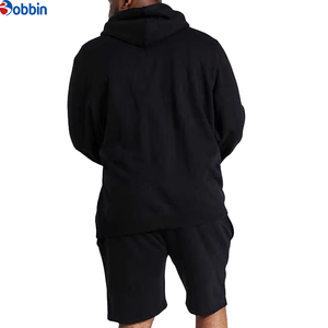 Novedad: Conjunto de Sudadera Corta Casual Estampada y Pantalones Jogger para Hombre, Tallas Grandes, Personalizable con Logotipo, Unisex - Product Image 2