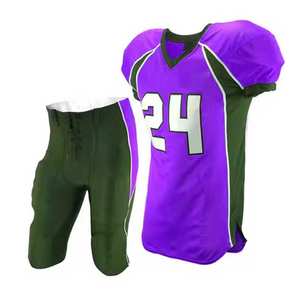 La mejor calidad uniforme de fútbol americano todos los colores más tamaño precio de fábrica sublimación uniformes de fútbol americano - Product Image 5