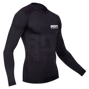 Rash Guard High Quality New Style Men Rash Guard Breathable Gym Wear Rash Guard Fight Training Gear - Product Image 6