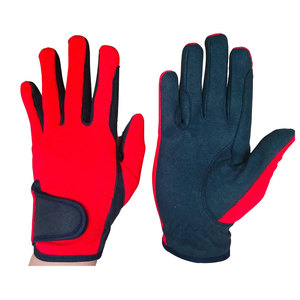 Nouveaux Gants d'Équitation en Cuir Hiver 2026 à Doigts Entiers, Légers, Fermeture Auto-agrippante Réglable, Unisexe, Professionnels - Product Image 1