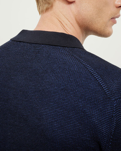 เสื้อโปโลสำหรับผู้ชายผ้าระบายอากาศได้ดีเข้ารูปผ้าฝ้าย100% มีสไตล์มีกระดุมสองเม็ดเลือกโลโก้ได้ตามต้องการ - Product Image 6