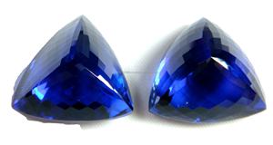 Gemme bleue Tanzanite Trillion Cut Pierre Fine Qualité Naturelle Certifiée Tanzanite Lâche En Gros En Vrac Coupe Gemmes Pierre En Vrac OEM - Product Image 6