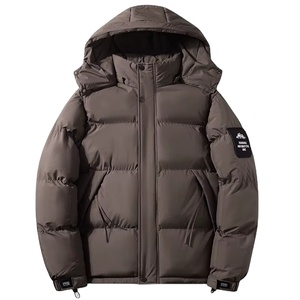 Veste à capuche pour homme, imperméable, respirante, chaude, tendance, pour la randonnée, le camping, l'automne, avec logo sur le devant - Product Image 1