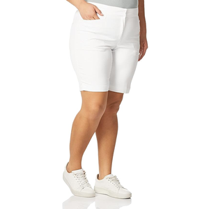 Tendance femmes taille moyenne Slim 5 pouces entrejambe court respirant coton basique confort motif personnalisable short pour femmes - Product Image 3