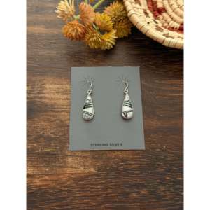Boucles d'oreilles pendantes Rick Tolino avec incrustation de pierres multiples et de perles, plaqué or 18 carats, argent sterling, forme goutte d'eau - Product Image 1