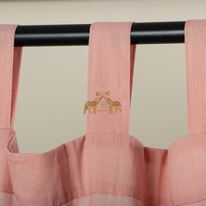 ม่านหน้าต่างประตูผ้าคอตตอนแท้สำหรับห้องนั่งเล่นโรงแรม - Product Image 4