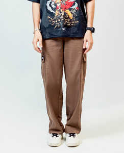 กางเกงวอร์มคาร์โก้แบบลำลองของผู้ชายเสื้อผ้าแนวสตรีทผ้าแคนวาสสียุทธวิธีสีดำสำหรับใส่เล่นกีฬา0EM โลโก้ได้ตามต้องการ - Product Image 5