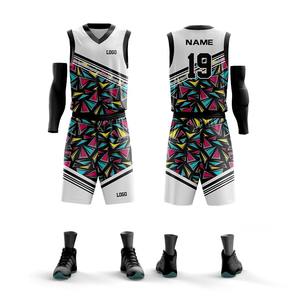 Maillot de basket-ball personnalisé unique adapté à l'extérieur derniers uniformes de basket-ball pour les hommes en gros - Product Image 6