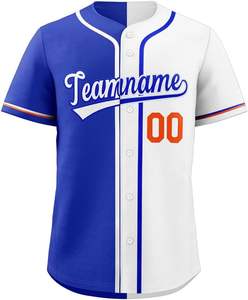 Camisetas de béisbol de alta calidad personalizadas, tela transpirable con logotipos de equipos, números, ropa de softbol, técnicas impresas para equipos, clubes - Product Image 1
