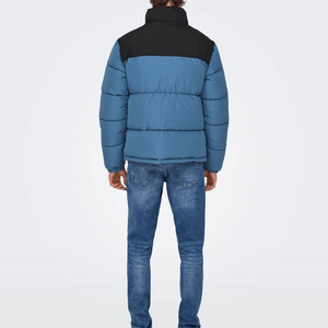 Nouvelle veste d'hiver en duvet pour homme Streetwear 2025 Vente en gros Vestes matelassées imperméables unies pour l'extérieur - Product Image 3