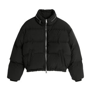 Chaqueta de Burbuja Acolchada de Algodón Impermeable con Capucha y Logotipo Personalizado al por Mayor para Hombre - Product Image 1