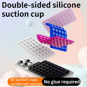 Fixation d'aspiration en caoutchouc de silicone double face pour bureau Tampon à ventouse adhésif Almohadilla De Succion De Silicona De Doble Cara for - Product Image 3