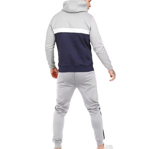 ชุดวอร์มมีซิปสำหรับผู้ชายชุดวอร์มสองชิ้นสำหรับผ้ายีนส์แบบยืด - Product Image 3