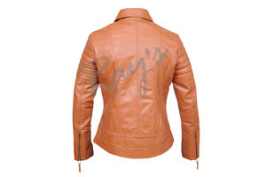 Veste en cuir imperméable de haute qualité à col montant formel et écologique pour hommes - Product Image 6