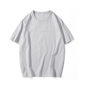 OEM Custom Multiple Colors Unisex Short Sleeve Casual T Shirt Loose Fit Men's Crew Neck Cotton Plain T Shirt - Product Image 6