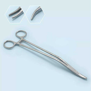 Portaagujas Dental QNQ Personalizado de 8 cm, Curvo, con Mordazas Semiserradas, Quirúrgico, Reutilizable, Autoclavable, Certificado CE, Instrumento de Clase II - Product Image 3