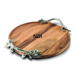 Recious Design Desayuno Bandeja de servidor de alimentos para forma personalizada Vajilla Decoración de mesa Bandeja de servicio - Product Image 6