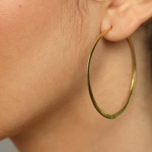 Boucles d'oreilles créoles et pendantes plaquées or pour femmes et jeunes filles, en argent sterling 925, formes goutte d'eau et fleur, avec accent perle - Product Image 5