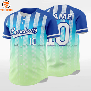 Maillot de baseball pour hommes 2025 Chemise respirante Maillot de baseball à la mode avec maillot numérique à manches courtes pour hommes OEM Custom Serviced - Product Image 5