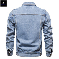 Vestes en jean pour hommes, meilleures ventes, avec manches longues, fermeture à boutons confortable, vêtements d'hiver