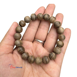Pulsera de joyería de madera de 10mm de 20 cuentas lujosas de alta calidad Pure Vietnam Bakhoor Agarwood Oud Sweet Smell Underwater Superior - Product Image 2