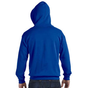 Unisex Fleece Full Zip Hooded <b>Sweatshirt</b> Hoodie Ash <b>Grey</b> - Product Image 5