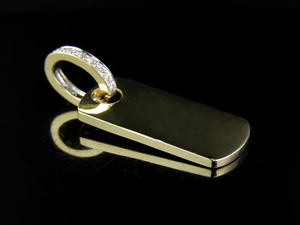 Pendentif Hip Hop Design en argent S925 à la mode avec diamant rond Moissanite plaqué rhodium glacé meilleur cadeau de Saint-Valentin pour elle - Product Image 3