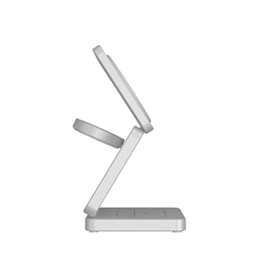 Station de charge sans fil pour téléphone portable de bureau portable Qi2 3 en 1 <span class=keywords><strong>Chargeur</strong></span> sans fil pliable Qi2 - Product Image 4