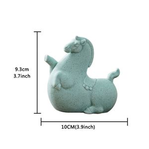Cheval décoratif Sculpture Vaisselle Objet Vacances et Noël Décoratif Cheval Accent Artisanat Fait Main À Bonnes Affaires - Product Image 6