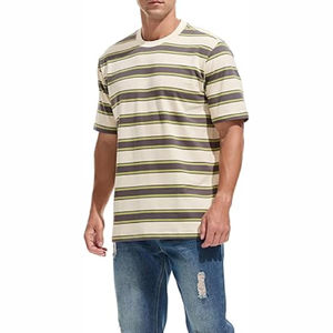 2025 prix de gros de haute qualité hommes T-Shirt avec logo personnalisé meilleure vente T-Shirt pour hommes couleur unie à bas prix - Product Image 4