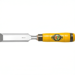 Ciseau de charpentier robuste de 35 mm avec 2 pinces en acier et manche en hêtre pour travaux en bois, boîtes en bois et enseignes murales - VERSION CHERRY - Product Image 3