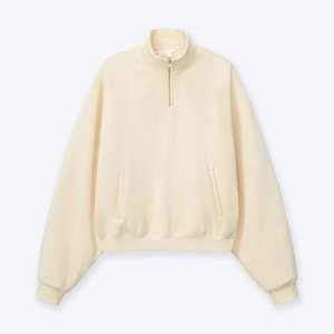 Sweat à capuche personnalisé pour homme, streetwear élégant, confortable, mode de sport, polaire épais, fermeture éclair, vêtements d'hiver, logo personnalisé, facile à porter - Product Image 1