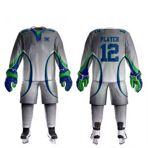 ชุดฮ็อกกี้น้ำแข็งชุดฮ็อกกี้น้ำแข็งทำจากโพลีเอสเตอร์ใส่สบาย - Product Image 3