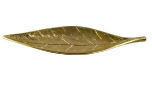 Plato de hoja de color dorado de aluminio de diseño extremadamente bueno para servir frutas, frutas secas, chocolates, bandeja para aperitivos - Product Image 4