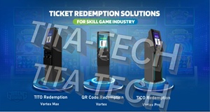 ตู้คีออสก์แลกตั๋วเข้าสวนสนุกแบบดึงบัตรออกเอง ตู้จ่ายบัตรอัตโนมัติ เครื่องเกมฝึกทักษะแบบใส่เหรียญ - Product Image 4