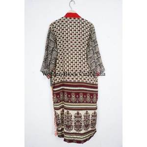 Vintage <b>Silk</b> <b>Kimono</b> Japanese Swim Wear Women Sleepwear Patchwork and Floral Printed <b>Silk</b> Sexy <b>Kimono</b> Long Night Gown Maxi - Product Image 5