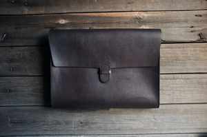 Premium Genuine <b>Leather</b> Durable Portable Lightweight <b>Laptop</b> <b>Sleeve</b> Modern Classic Style for Professionals Office Travel Use - Product Image 4