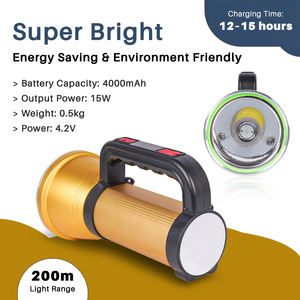 Reflector de aluminio de 3 modos recargable 4 de calidad superior con adaptador de carga - Product Image 5