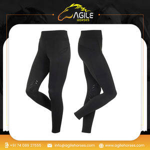 High Demand Women Equitacion Leggings Customizable Perfect Fit Show Clothing Horse Riding <b>Tights</b> Pants Bulk Wholesale - Product Image 6
