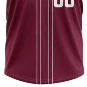 Venta al por mayor personalizada juventud béisbol Jersey cómodo poliéster botón completo frente ropa deportiva precios de fábrica - Product Image 5