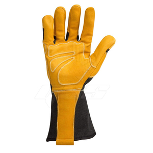 Gants de soudage en cuir de vachette résistant aux hautes températures ignifugé anti-brûlure utilisation en extérieur gants de travail spéciaux pour soudeur - Product Image 2