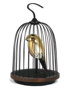 Jaula para pájaros de alambre colgante de Metal de alta calidad elegante, Color marrón con gancho elegante, diseño moderno, uso de semillas de jaula para pájaros - Product Image 3