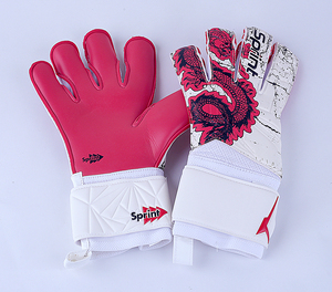 Nouveaux Gants de Gardien de But Blancs Personnalisés 2025, Paume en Latex 4mm, Gants d'Entraînement de Football en Plein Air - Product Image 1