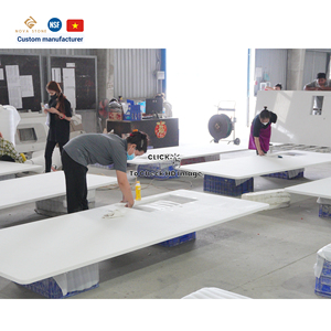 Việt Nam nhà máy đáng tin cậy chống ẩm khu dân cư dự án biệt thự nhân tạo đá thạch anh 1 mảnh duy nhất slab bếp đảo Top - Product Image 4