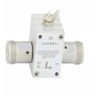 Récepteurs et émetteurs RF ST1612 N Bias Tee, homologués 2500 mA, 100 volts CC, montage en surface et en panneau, plage de fréquences 10 MHz - 6 GHz